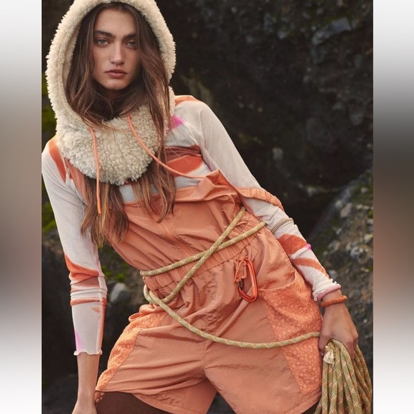 Free People Jump Off Sheer Layering Long Sleeve Tee - Picture 3 of 11